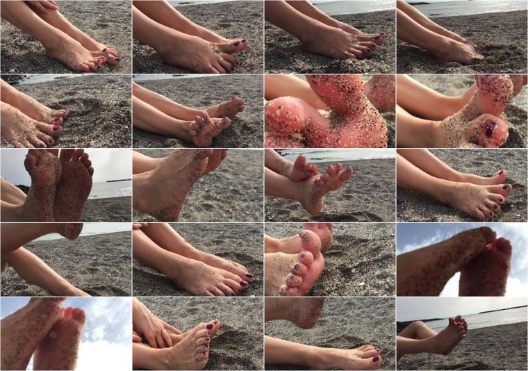 Fantasiseovermyfeet2 Dep Public Beach Foot Joi